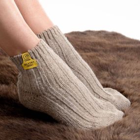 Women's short wool socks