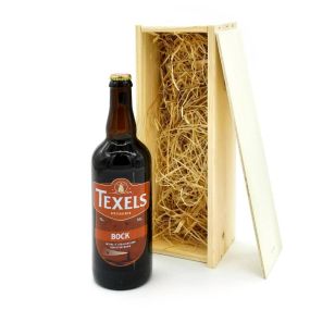 Texel Products - Bockbier aus der Bierbrauerei Texel in der Geschenkbox aus Holz