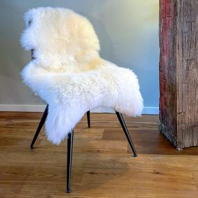 Texel Sheepskin - White Color & Natural - Super Size