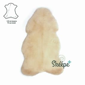 Medicated sheepskin washable at high temperature Texel