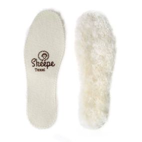Insoles, shoe soles, orthotics made of real Texel sheepskin skeepe